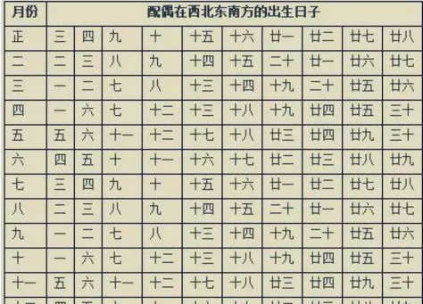 4、日柱地支看配偶:如何通过自己八字看配偶的日元