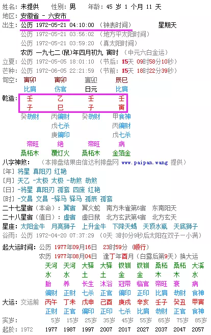 4、输入出生日期查八字:知道出生日期怎样查五行缺什么？？