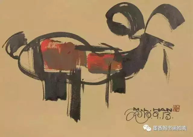 2生肖水墨画，国画写意十二生肖"