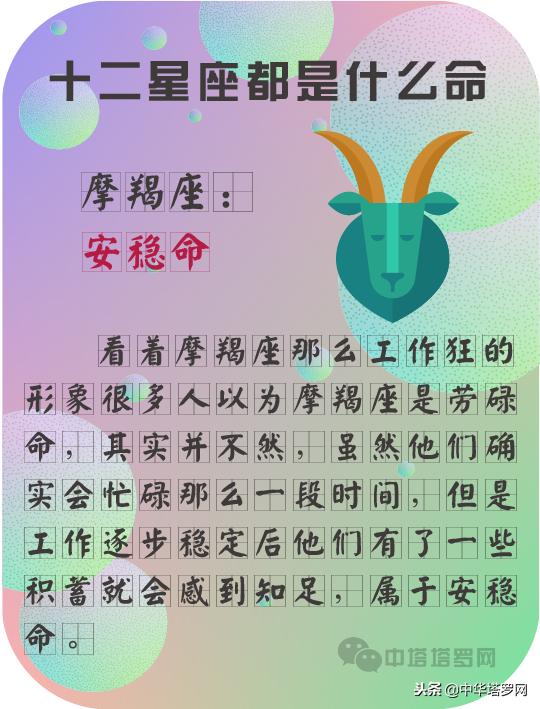 十二星座注定是什么命？别打我