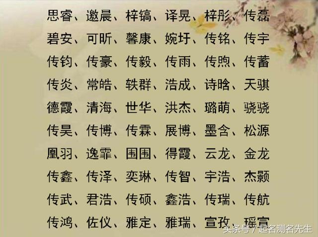 生辰八字取名字测(孩子生辰八字取名字打分测试)