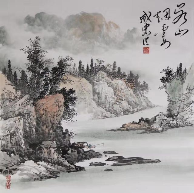 中国山水画的风水与龙脉