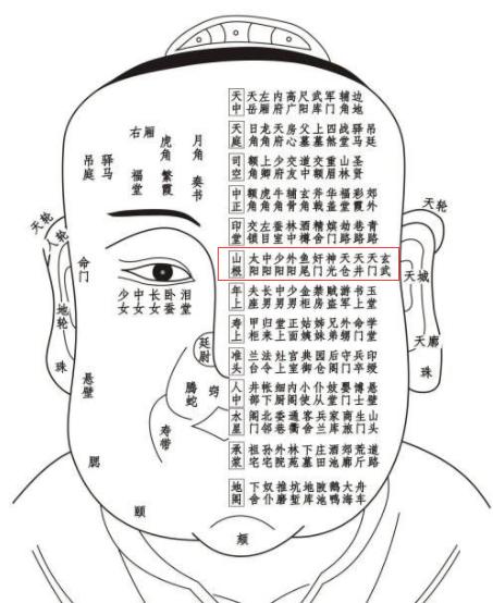 古相法精髓：《太清神鉴》面部一百二十部位详解（建议收藏）