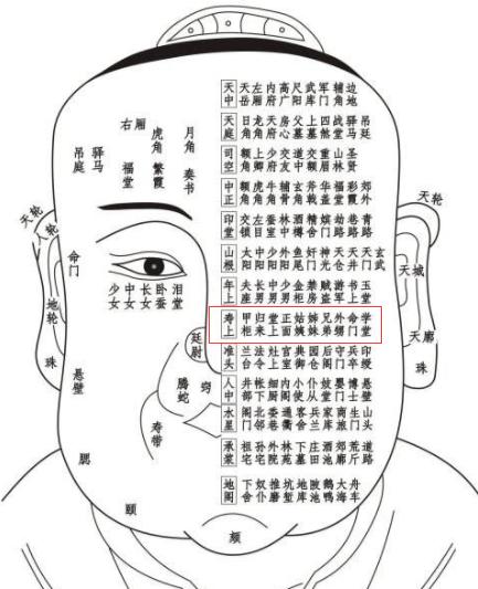 古相法精髓：《太清神鉴》面部一百二十部位详解（建议收藏）