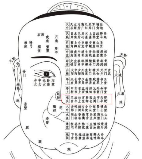 古相法精髓：《太清神鉴》面部一百二十部位详解（建议收藏）