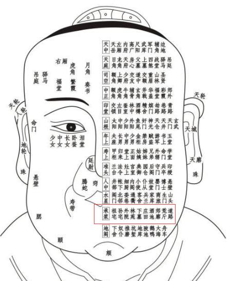 古相法精髓：《太清神鉴》面部一百二十部位详解（建议收藏）