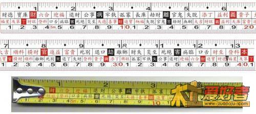 风水尺1米4(1米风水尺对照表查询)