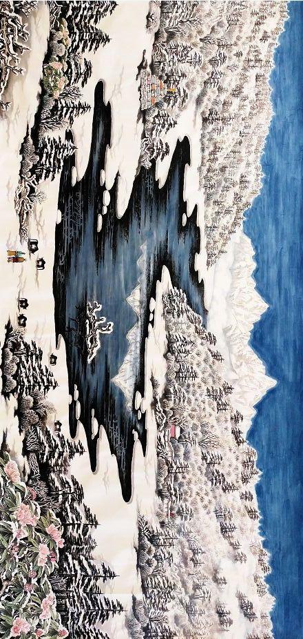 “康定新八景”山水画，等你取名哦！