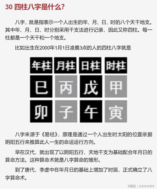 八字测名 四柱_八字命理测算