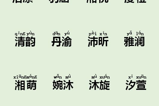 缺水女孩取名名字_缺水女孩取名