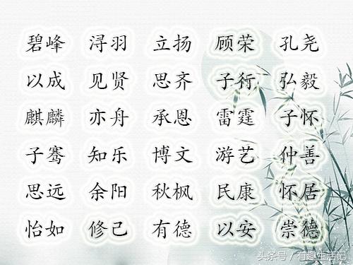 好听有涵养的名字大全，看了这些宝宝名字，突然好想生个宝宝！