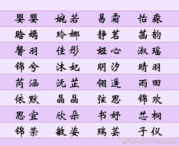 刘氏起名女孩名字_刘姓女孩名字大全