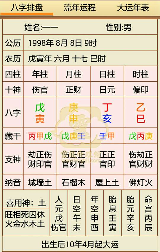 出生日期测八字_免费测八字算命