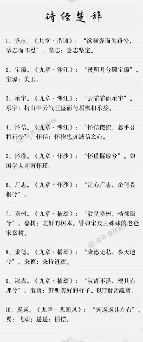 参考诗经楚辞起名_男宝宝诗经楚辞起名字