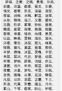 刘姓简单顺口的女孩名字_2021年刘姓女宝宝取名大全