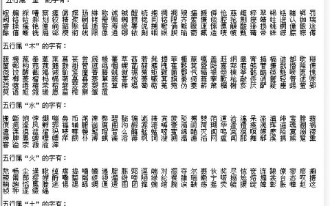 姓名测五行八字查询器_免费起名字测试打分