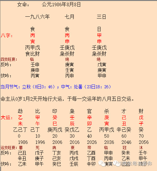 四柱测八字_免费查询生辰八字算命