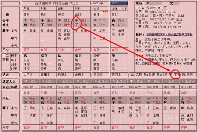 现在八字_看自己八字