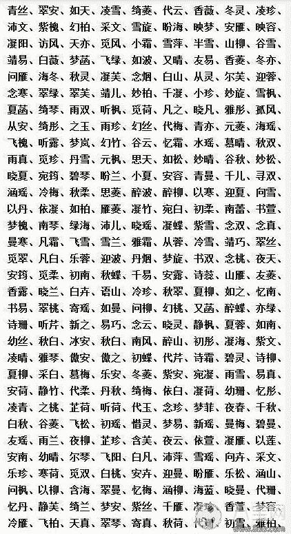 取名四字_四个字好听名字大全男孩