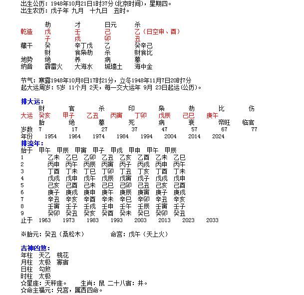 免费命理八字精确分析_八字免费详批一生