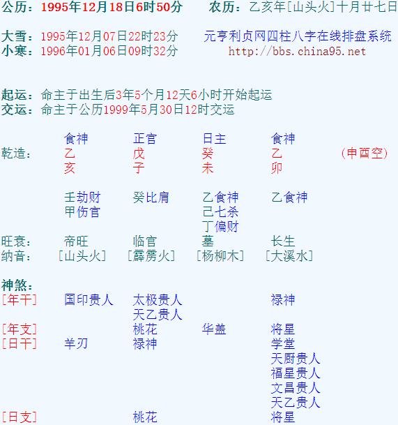 免费命理八字精确分析_八字免费详批一生