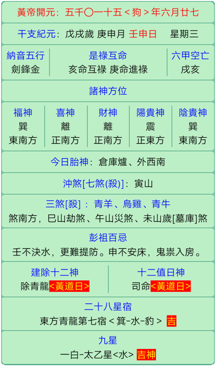 万年历命理查询_万年历2020老黄历