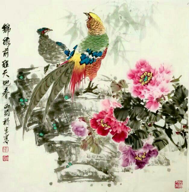 国画牡丹的风水寓意