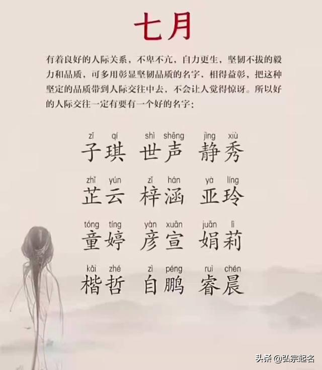 宝宝起名：生个小可爱，按月份起美名，会让你的耳朵怀孕