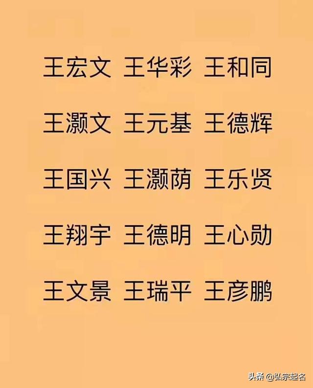 宝宝起名：王姓宝宝取这些名字，未来可期