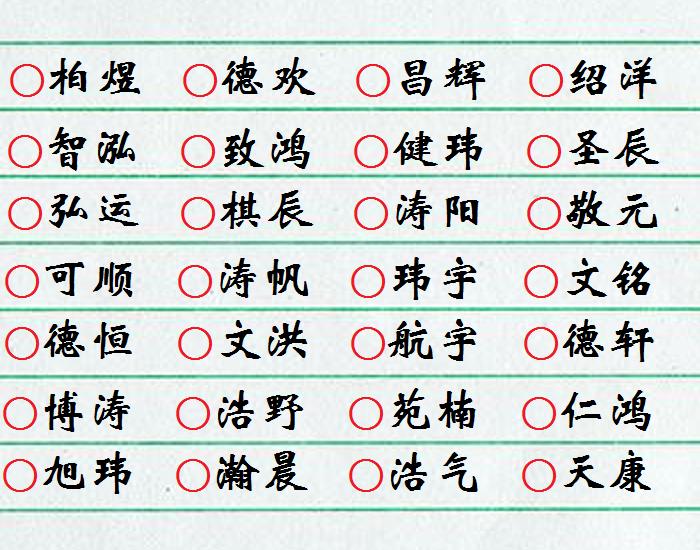 带一字的男孩名字,用一字起名，男孩起名字好寓意的字