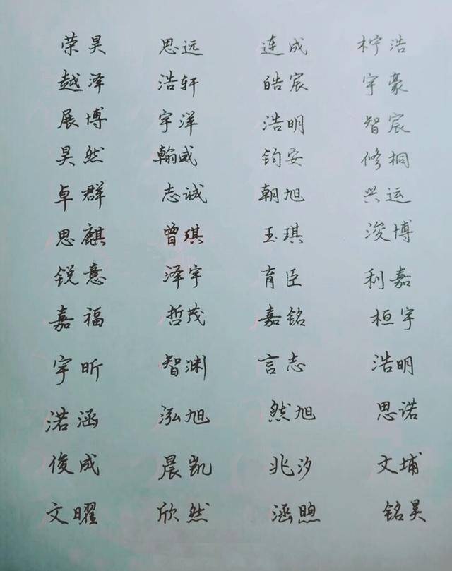 男孩姓名杨，杨东什么男孩名字