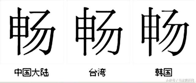 一日一字一图（畅、暢）字 字源及五体图文详解