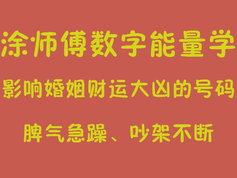 数字命理，数字能量学查询