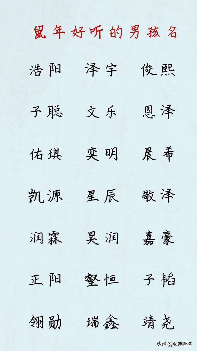 李姓男孩起名100分名字推荐，牛宝宝取名有水有草