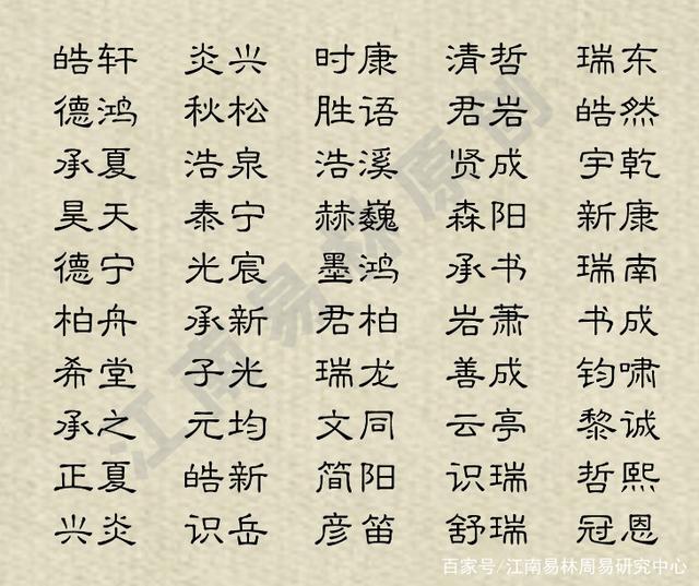 八字起名婴儿，新生儿取名字生辰八字大全