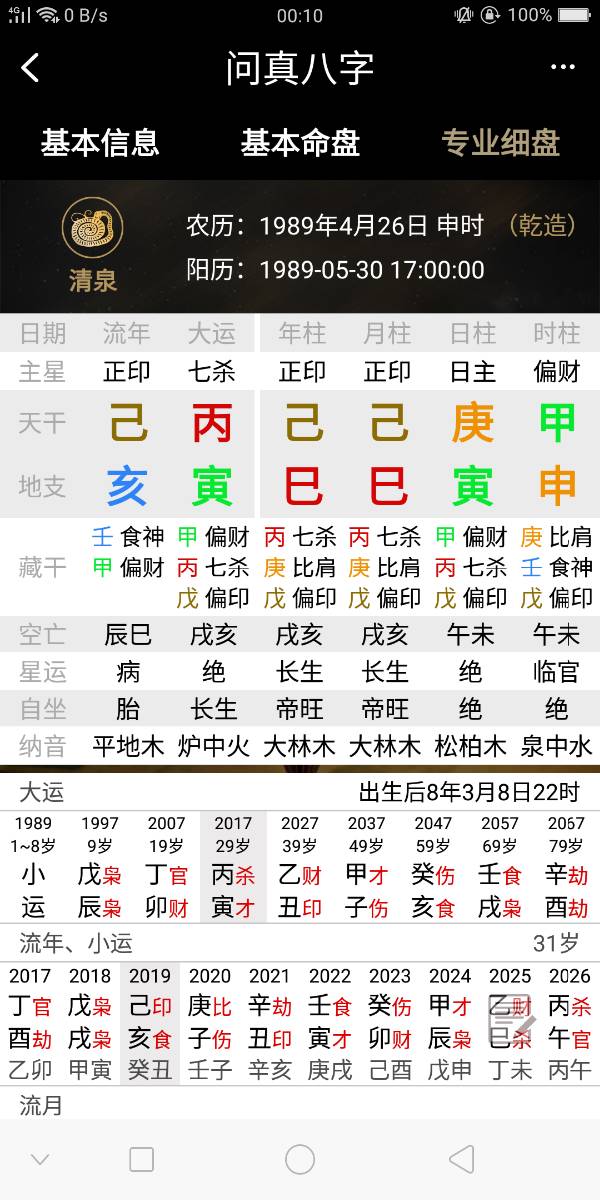 八字如何起运数