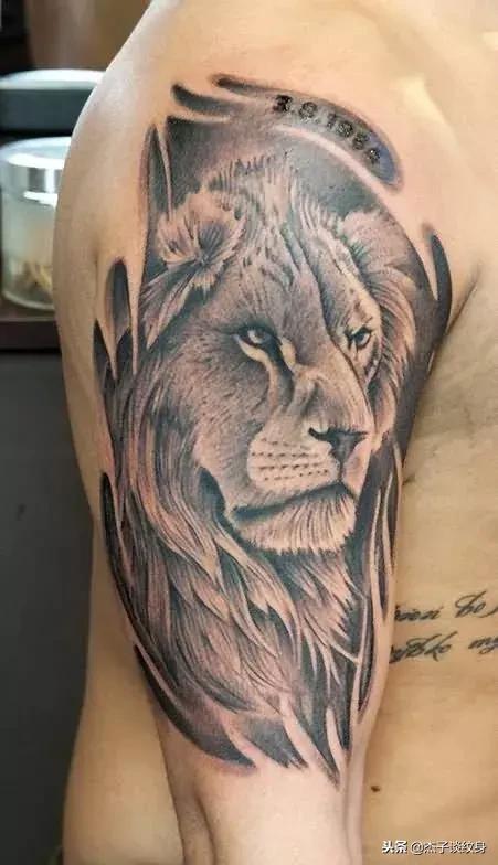 狮子座纹身