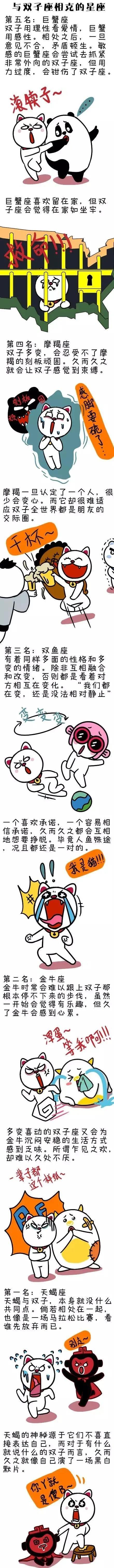 双子座跟什么星座不合