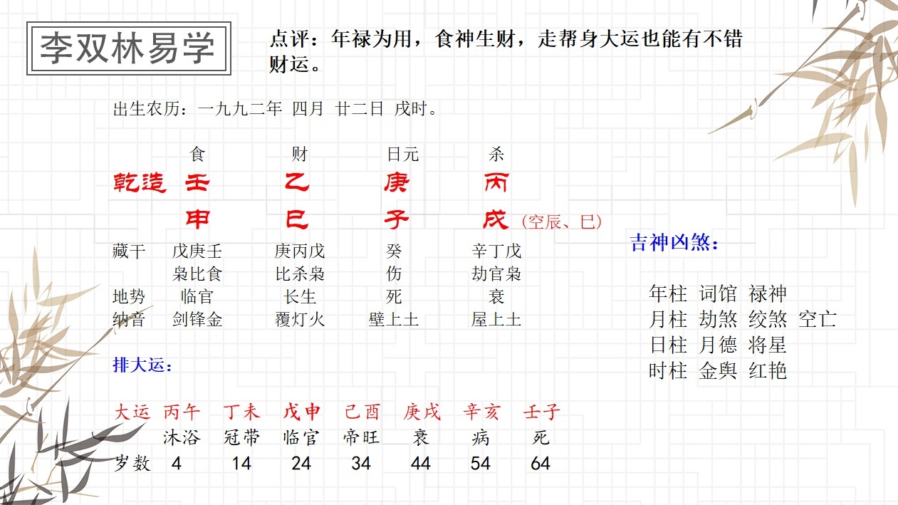 李双林易学八字忌神如何找