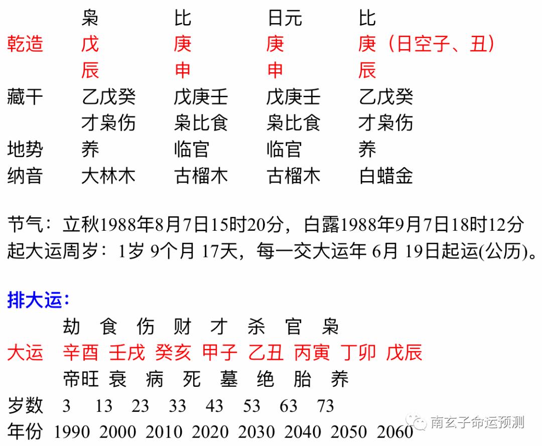 女命从格八字