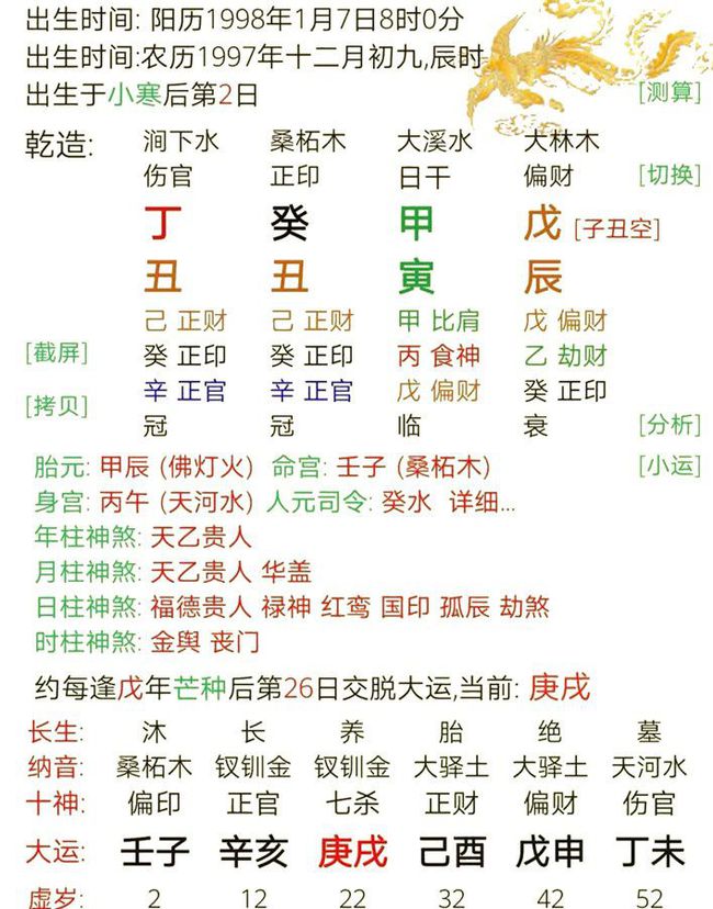 女命八字全是全是财官