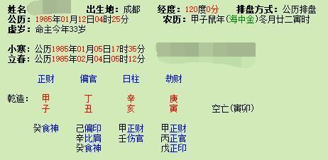 女命八字官星合我有正印