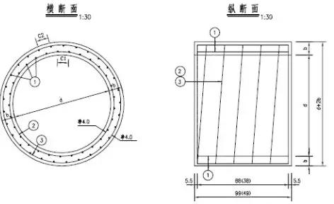 八字墙的长度如何计算公式