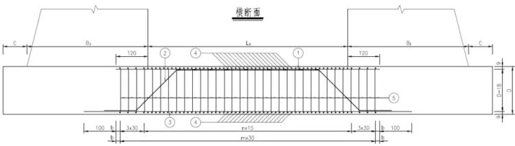 八字墙的长度如何计算公式