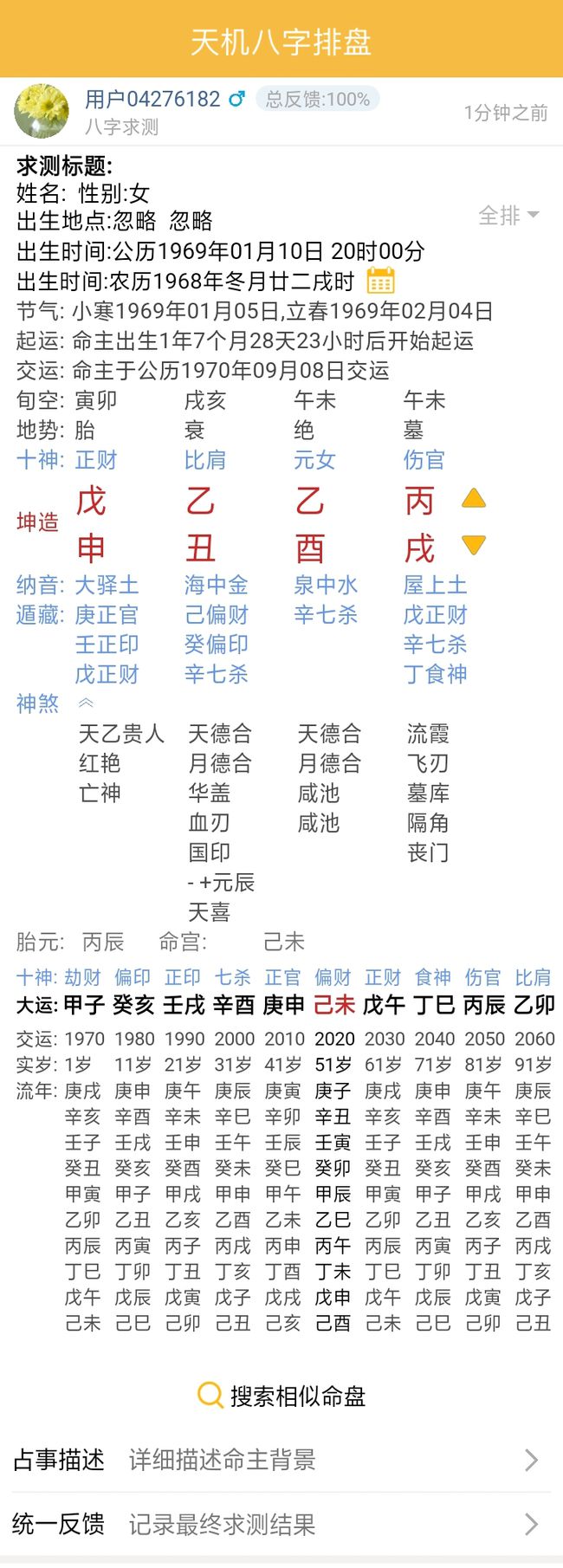 有钱的女命八字分析