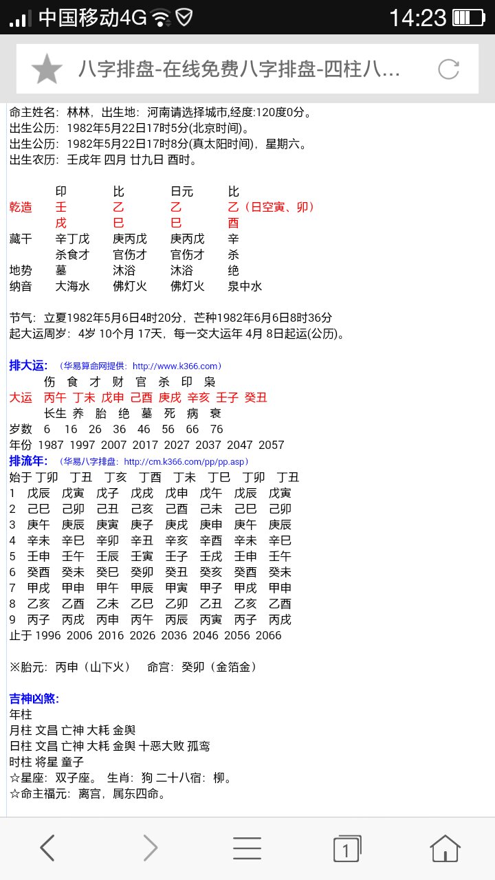 元亨的一位老师为我批了八字